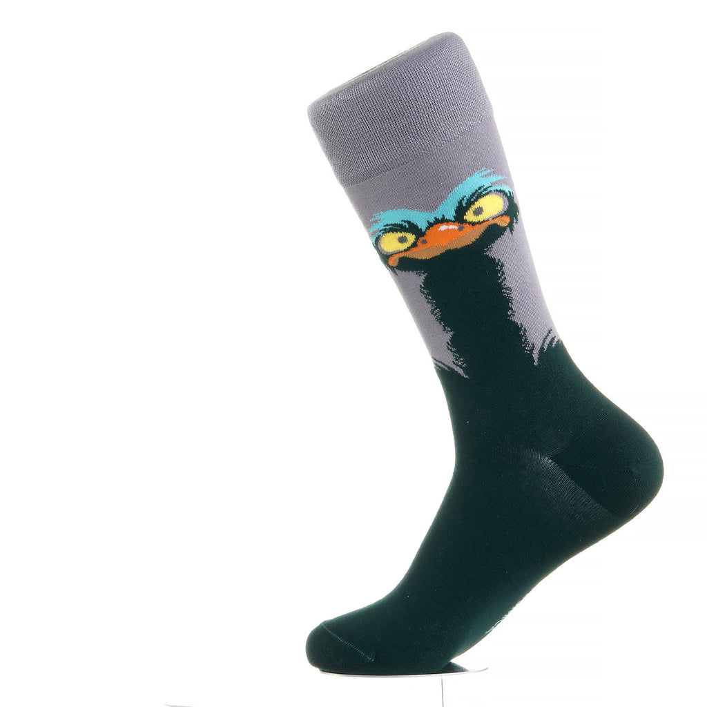 Animal Faces Angry Ostrich