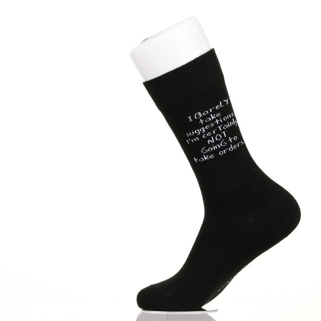 I Barely Take Suggestions