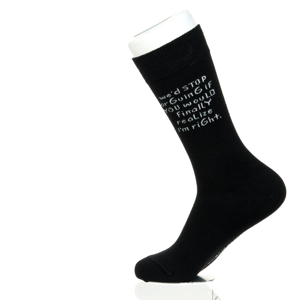 We'd Stop Arguing If